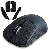 Tsungup Ultra-thin Mouse Grip Tape for Logitech G Pro X Superlight Wireless with Anti Slip,Sweat-Proof,Pre-Cut and Easy to Use Self-Adhesive Design,Izard Skins Thin Type 0.3mm(Black)