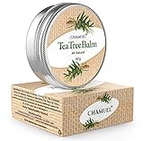 TEA TREE OIL BALM -100% All Natural | Great Cream for Soothing Irritations like Eczema, Psoriasis, Rashes, Insect Bites, Folliculitis, Acne, Itches, Dry Chapped Heels, Cuticles, Saddle Sores and more!