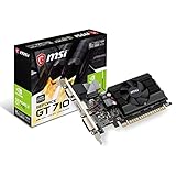 MSI Gaming GeForce GT 710 2GB GDRR3 64-bit HDCP Support DirectX 12 OpenGL 4.5 Single Fan Low Profile Graphics Card (GT 710 2GD3 LP)
