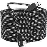Compatible with Oculus Quest 2 Link Cable, Fast Charging&High Speed Data Transfer, Durable Nylon Braided, USB A to USB C 3.2 Gen1 Cord for VR Headset and Gaming PC (10FT/3M)