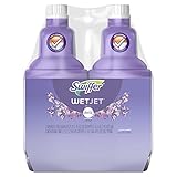 Swiffer WetJet Multi-Purpose Floor Cleaner Solution with Febreze Refill, Lavender Vanilla and Comfort Scent, 1.25 Liter -42.2 Fl Oz (Pack of 2)