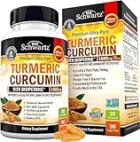 Turmeric Curcumin with BioPerine 1500mg - Natural Joint Support with 95% Standardized Curcuminoids & Black Pepper Extract for Ultra High Absorption & Potency - Non GMO - Gluten Free - 90 Capsules