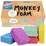 IMPRESA Original Monkey Foam - 5 Giant Blocks in 5 Great Colors - Excellent for Creative Play - Educational Classroom Pack Size - Never Dries Out