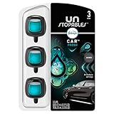 Febreze Unstopables Car Odor-Fighting Car Freshener Vent Clip Fresh, .07 fl oz. Car Vent Clip, Pack of 3