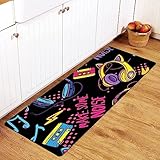 TsyTma Color Joystick Gamepad Kitchen Rug Non-Slip Kitchen Mats Cool Girl Gamer Bath Runner Doormats Area Mat Rugs Carpet for Home Decor 39' X 20'