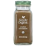 Simply Organic Ground Ceylon Cinnamon, Certified Organic, Vegan | 2.08 Ounce | Cinnamomum verum J. Presl