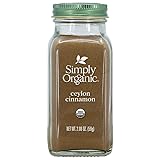 Simply Organic Ground Ceylon Cinnamon, Certified Organic, Vegan | 2.08 Ounce | Cinnamomum verum J. Presl